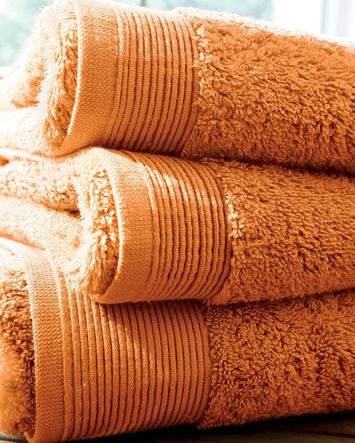 Полотенце UNI PAPRIKA 30х50 оранжевый хлопок 600гр/м2 (набор 2шт)