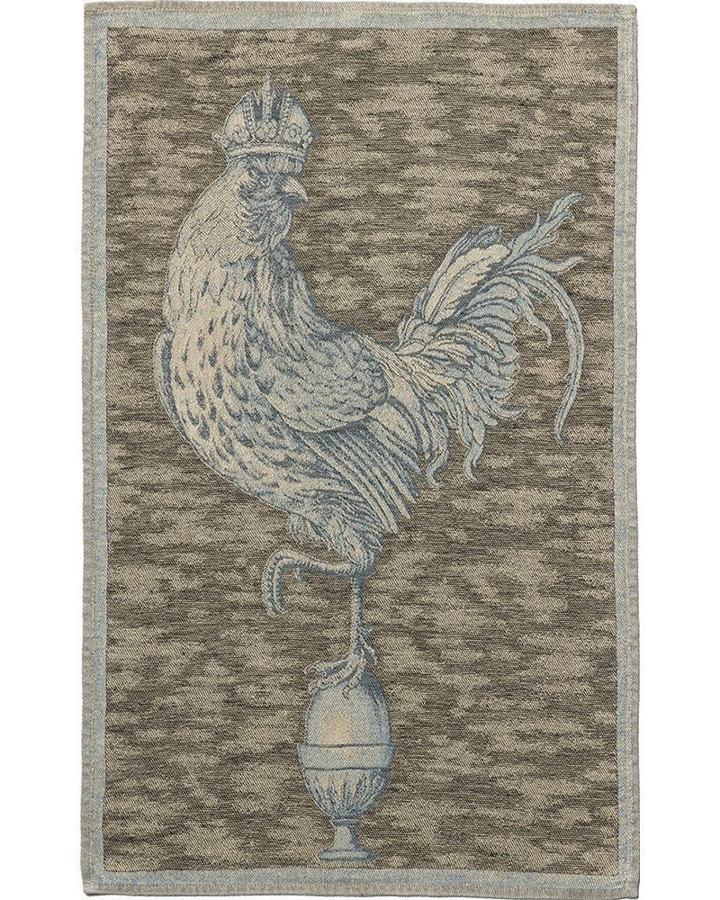 Полотенце кухонное GALLO серо-голубой 45/70 100% лен жаккард