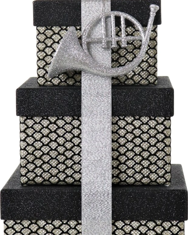 BOX NOEL Упаковочные подарочные коробки (цена за комплект из 3-х шт) 7,8x11,5x11,8cm;14x14x8,8cm;16,