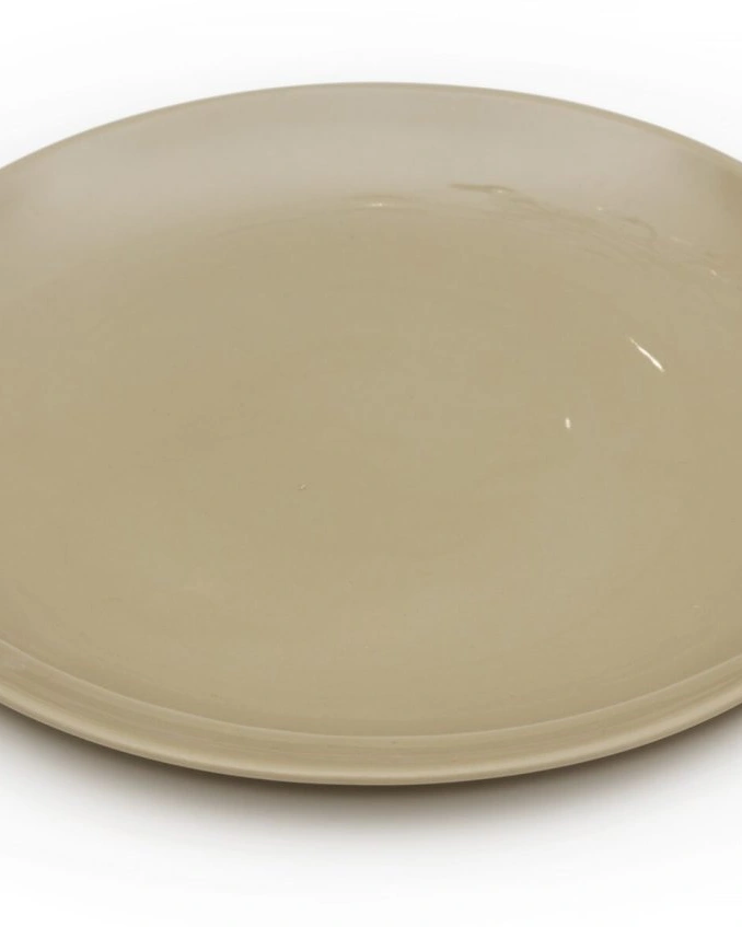 PLATE MEDIUM sand Тарелка бежевый 210 мм, фарфор