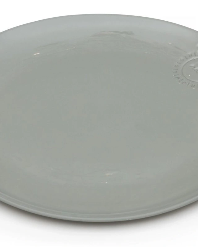 Row Plate large Тарелка 280Х250 мм, серый, фарфор