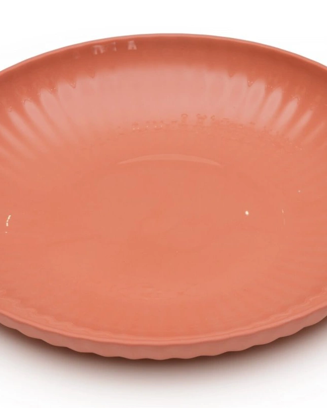 FRUIT BOWL coral Чаша для фруктов коралловый диам 270 x выс 40 мм, фарфор
