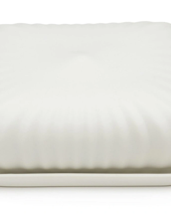 butter dish CREAM Масленка, кремовый 165 x 120 x 65 мм