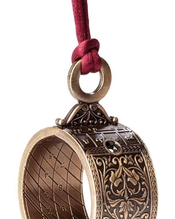 Подвеска солнечные часы Hemisferium Hanging Altitude Ring dial диам 4 толщина 4 мм Н.2,1 см, брон