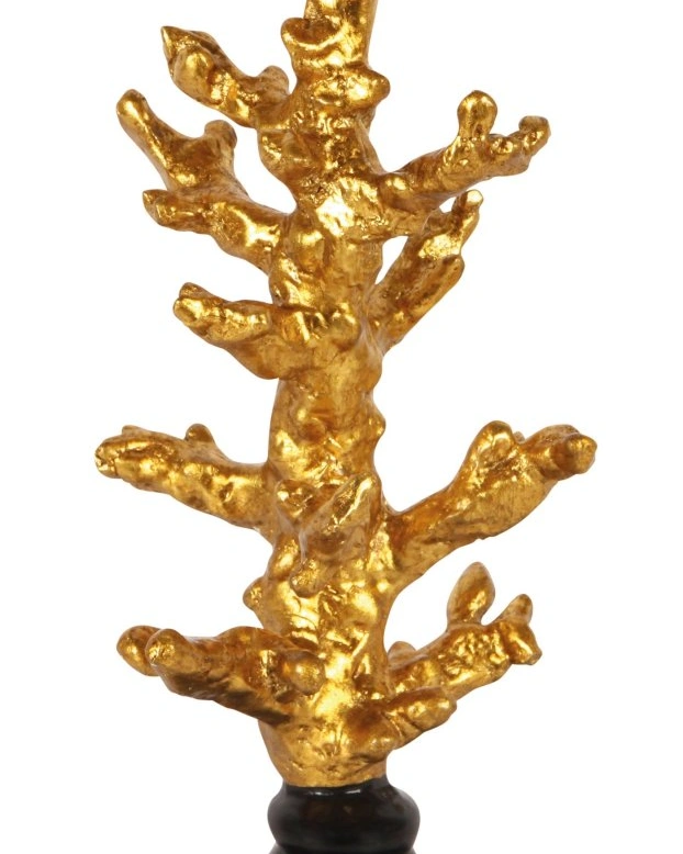 CORAL BRANCH GOLDСкульптура коралл, цвет золото, H: 28 cm | W: 10 cm | D: 10 cm