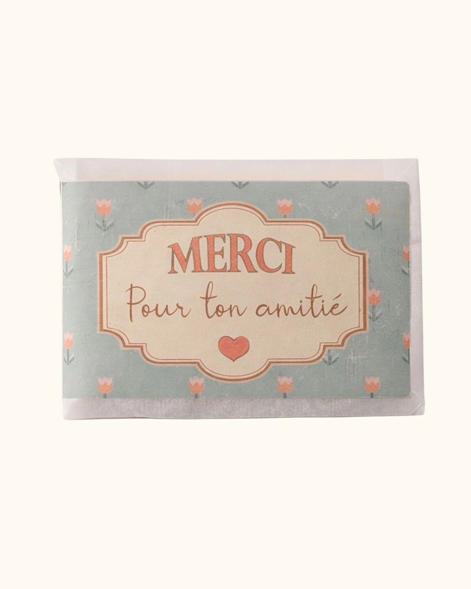 Мыло твердое MERCI Pour ton amitie, 50 гр, нежный аромат