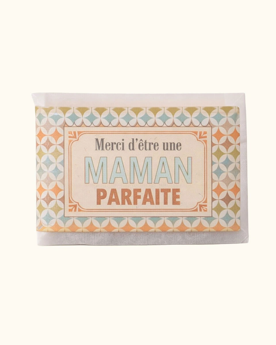 Мыло твердое MERCI d'etre une Maman parfaite, 50 гр, нежный аромат