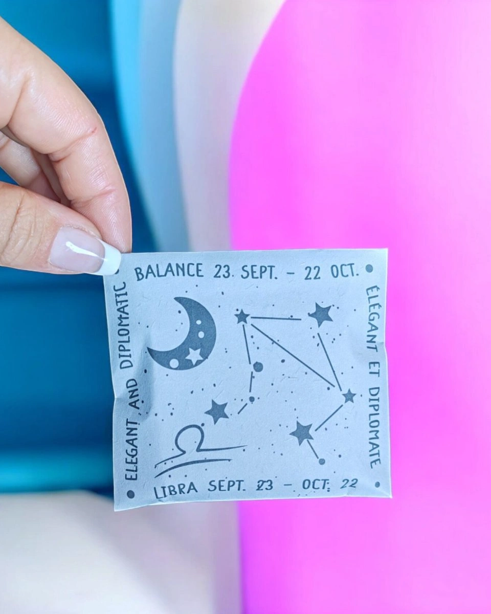 Мыло LIBRA знак зодиака Весы 40гр, аромат черный чай