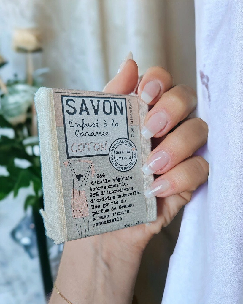Мыло твердое FLEUR DE COTON, 100 гр, цветок хлопка