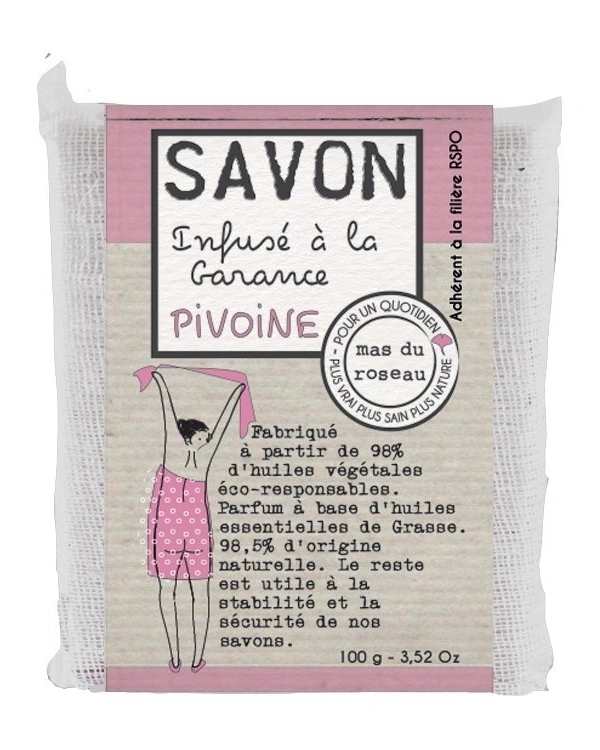Мыло твердое PIVOINE, 100 гр, аромат пион