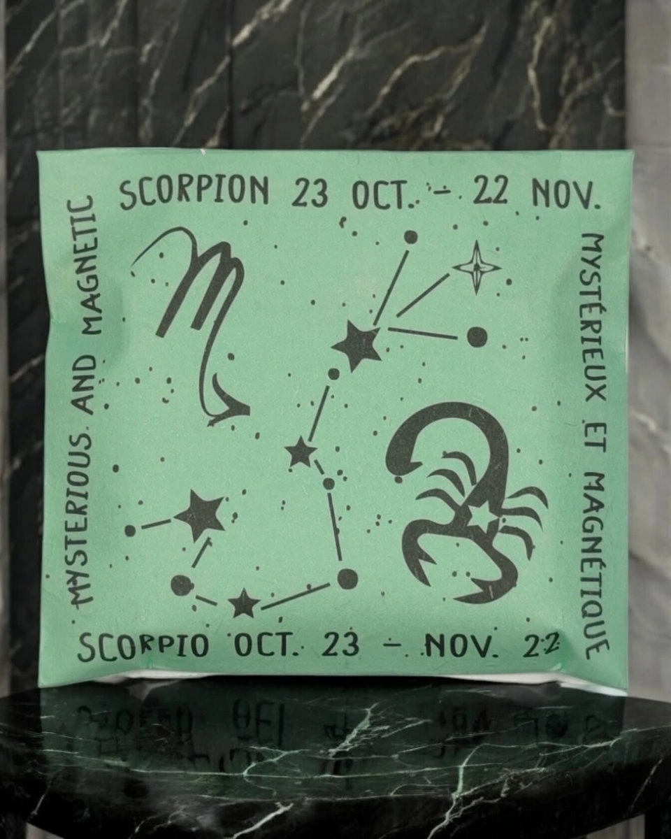 Мыло SCORPIO знак зодиака Скорпион 40гр, аромат мускус