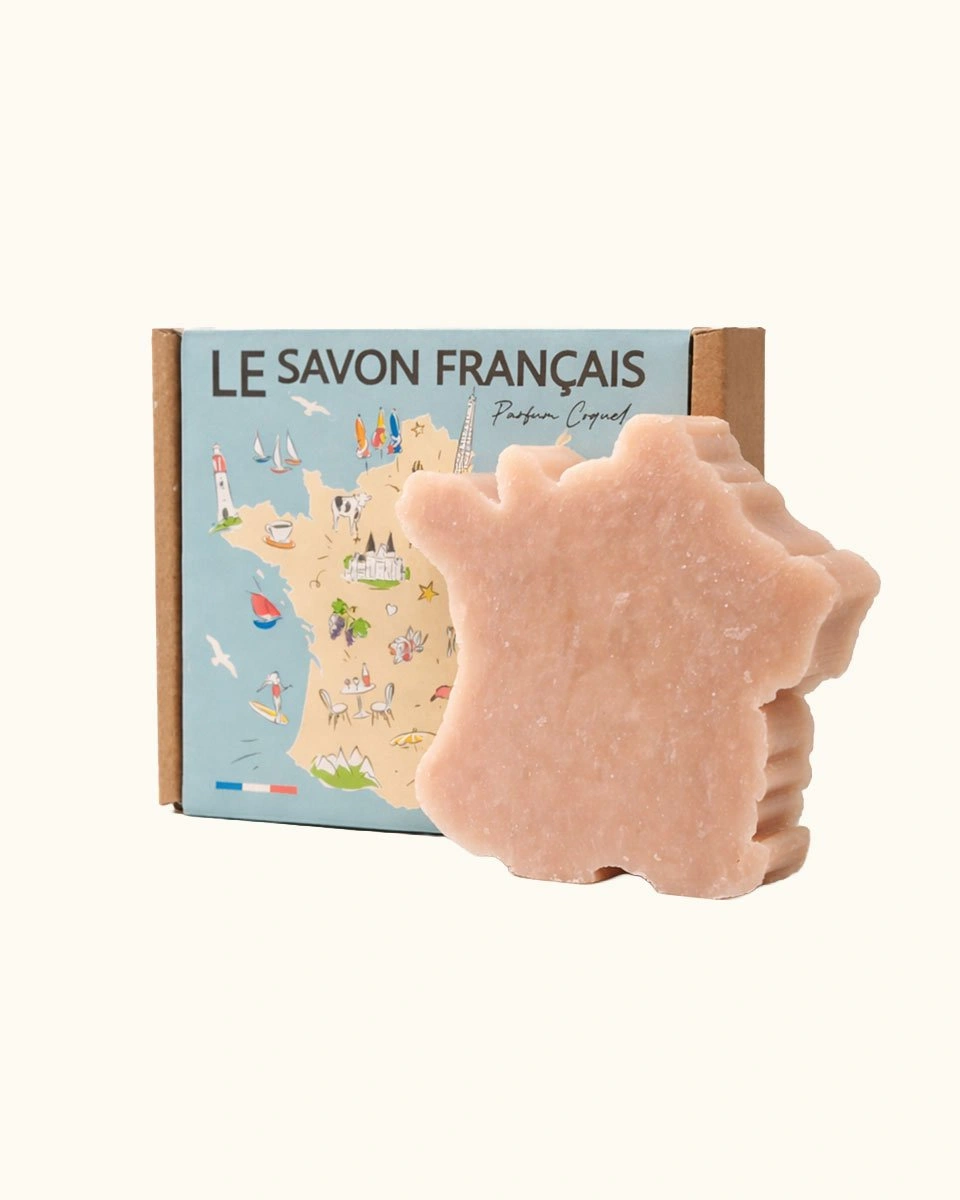 Мыло твердое France, 100 гр, свежий аромат, 9.5х11.5 см