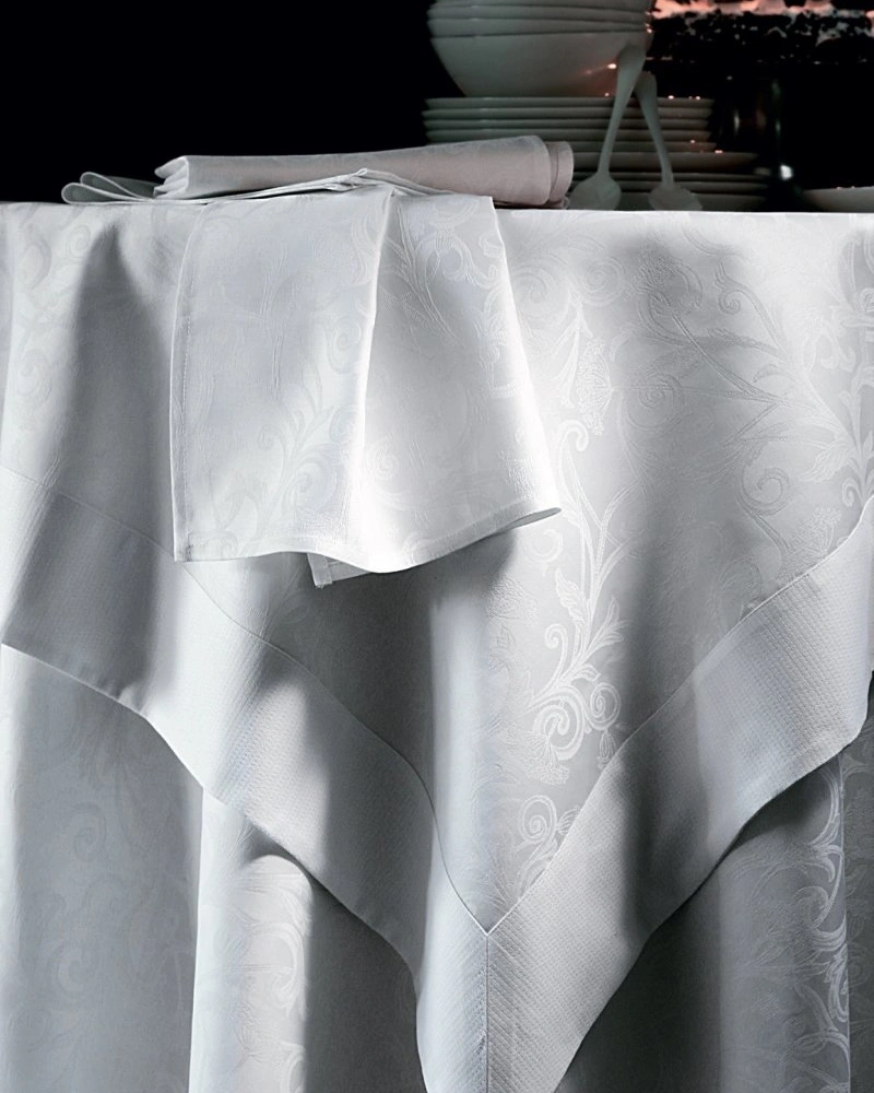 Скатерть OMBELLE blanc 170х300, 100% хлопок жаккард
