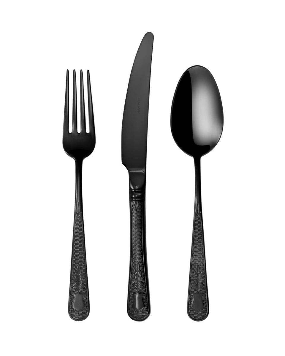 Столовые приборы GUEL BLACK 81, сталь 18/10, черный, 24 шт.