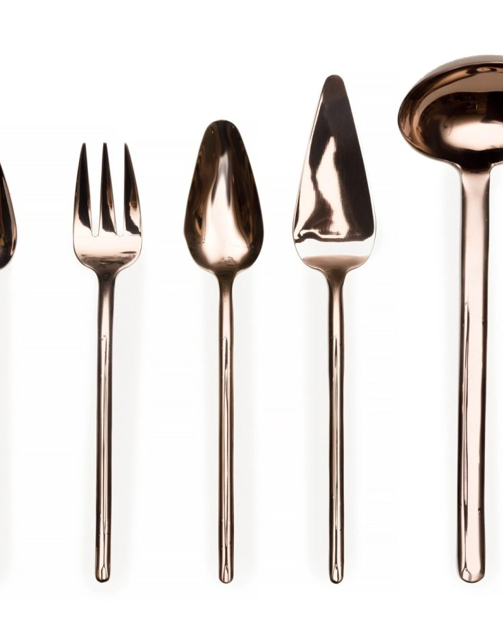 Набор сервировочный из 5 предметов STICK SERVING SET, цвет шоколад