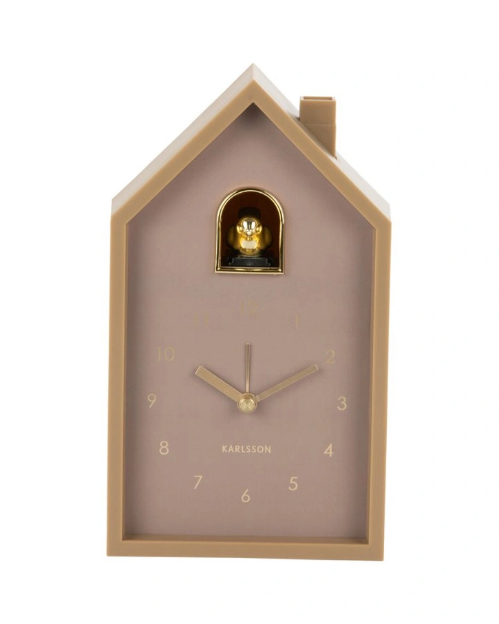 Часы-будильник MODERN CUCKOO ORO 11,5х20х6см, батарейки 3х ААА. (не вкл)