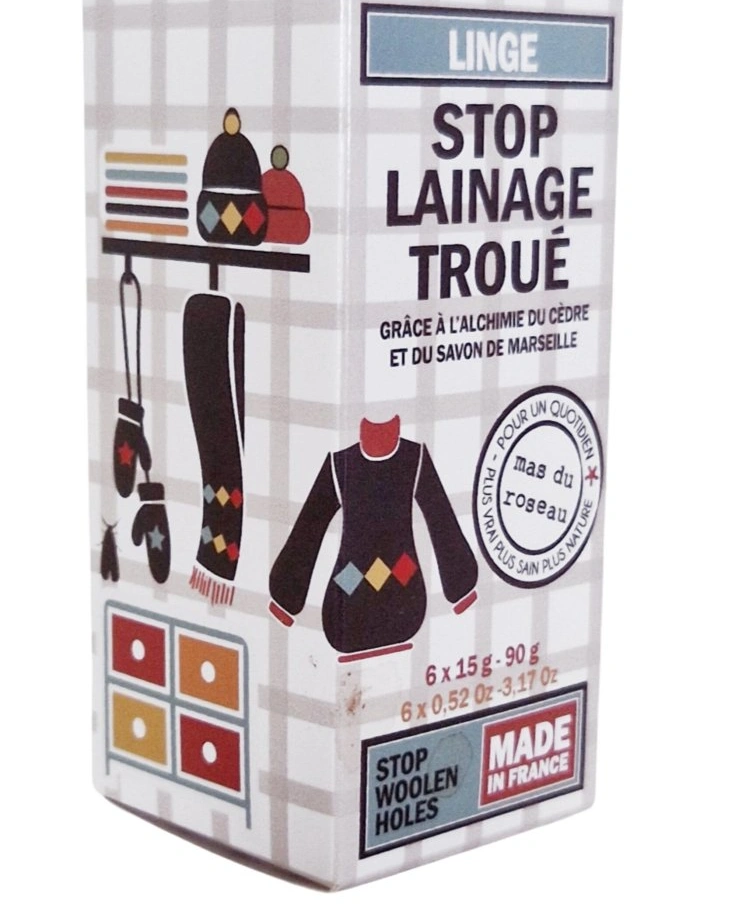 Мыло от моли STOP TROUES для гардероба 6 шт, 90гр