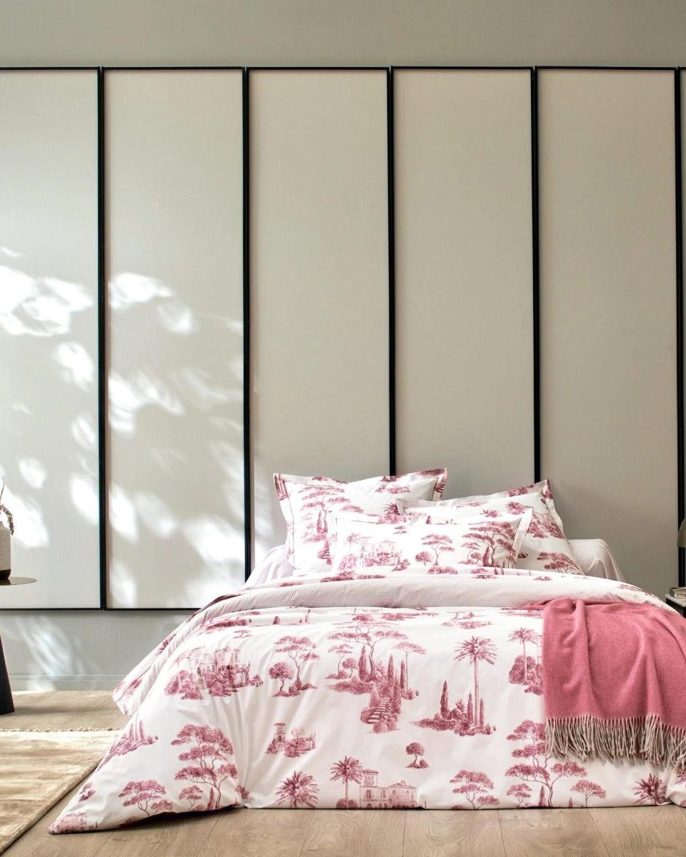 Постельное бельё PROMENADE BOIS DE ROSE пододеяльник 200х220 простынь 280х320 наволочка 50х75*2шт