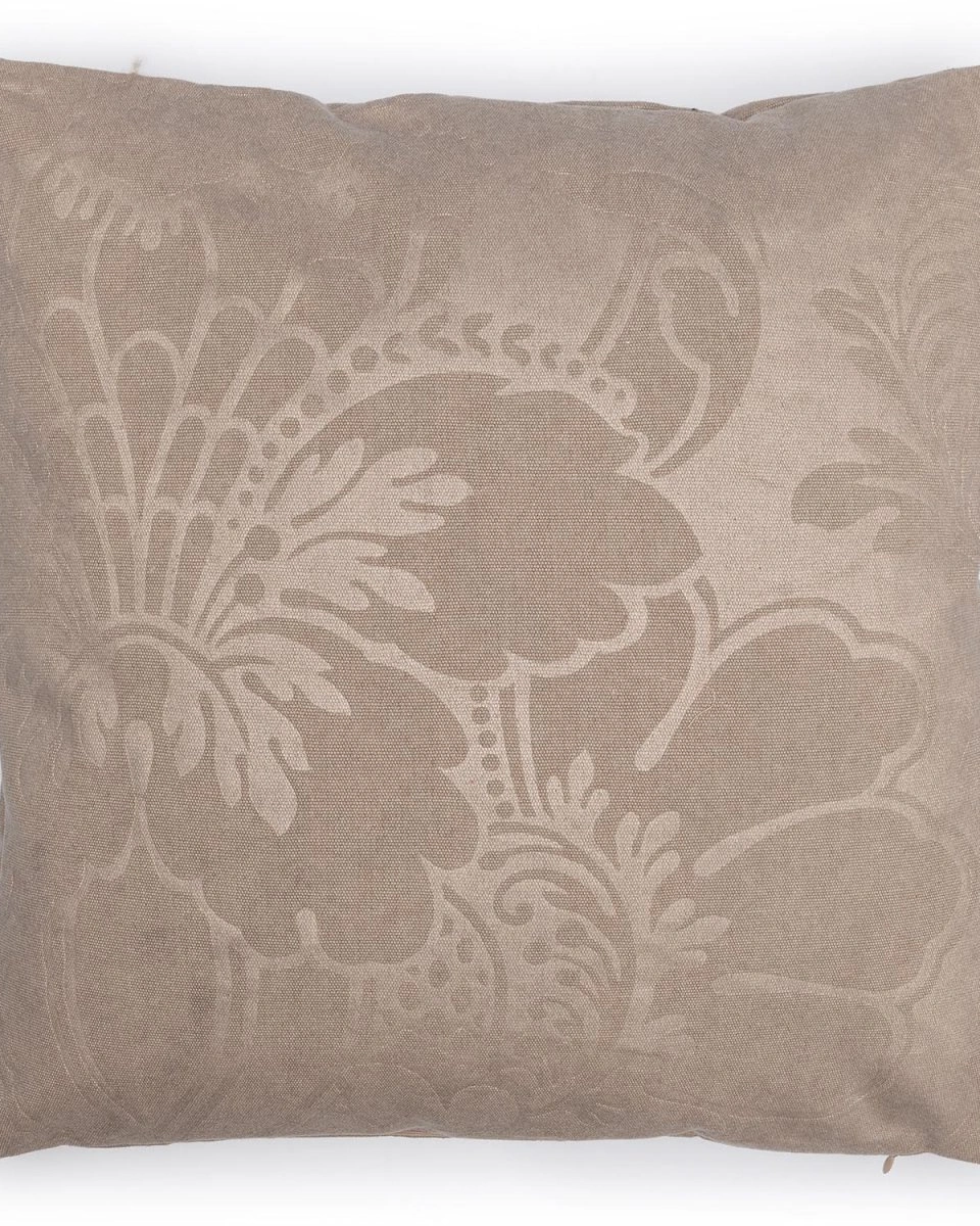 Подушка TOILE DE COCHER 35х35, хлопок 100%, рисунок ручное тиснение, начинка конфорель