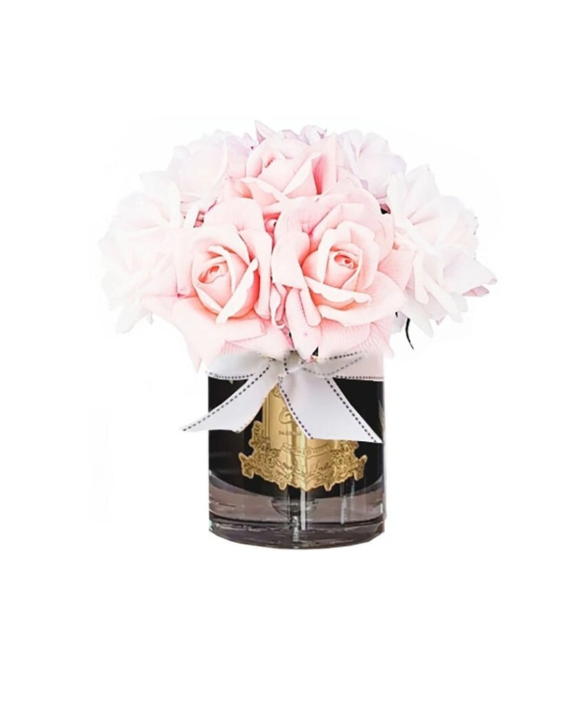 Букет роз GRAND BOUQUET mixed pink, 2 спрея по 10 мл, черная ваза, розов