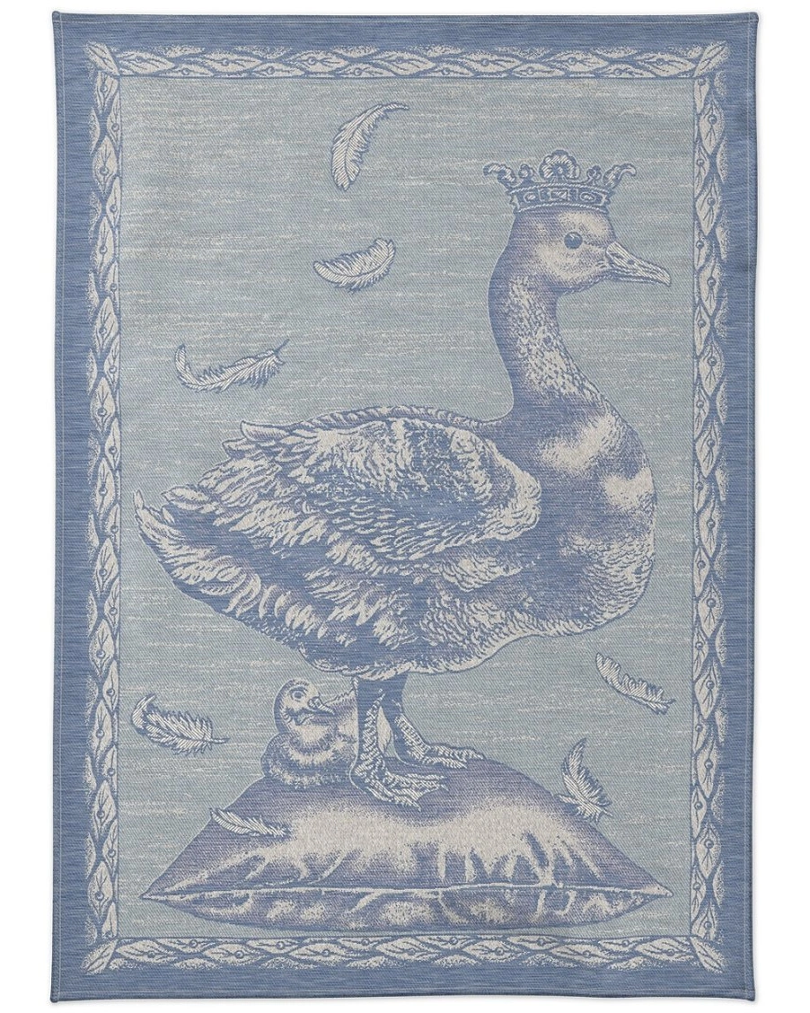 Полотенце кухонное GANS голубой 45/70 100% лен жаккард