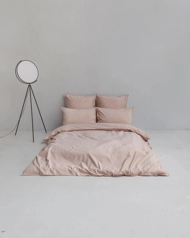 Комплект постельного белья "SOFT SILK SATEEN", 100% хлопок, сатин, пудровый