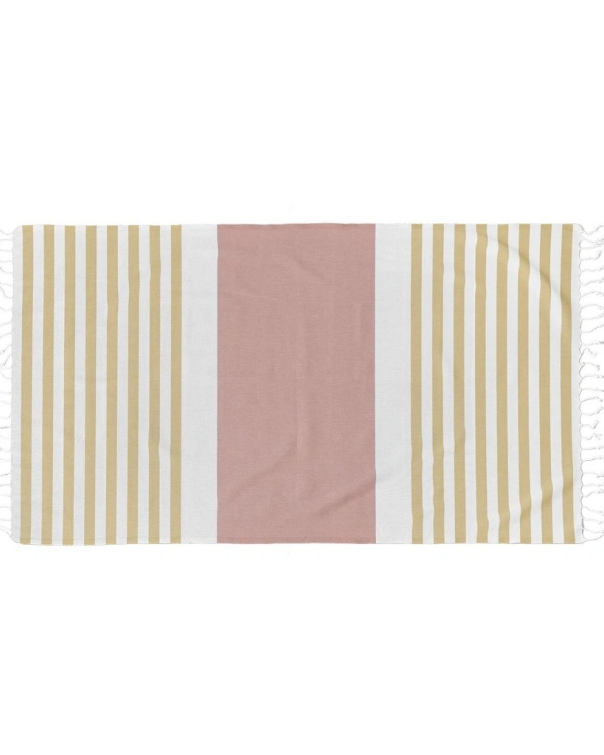 Пляжное полотенце LITTORAL BOIS DE ROSE100х180, хлопок 100%, с оборотной стороны махра, 320 г/м2