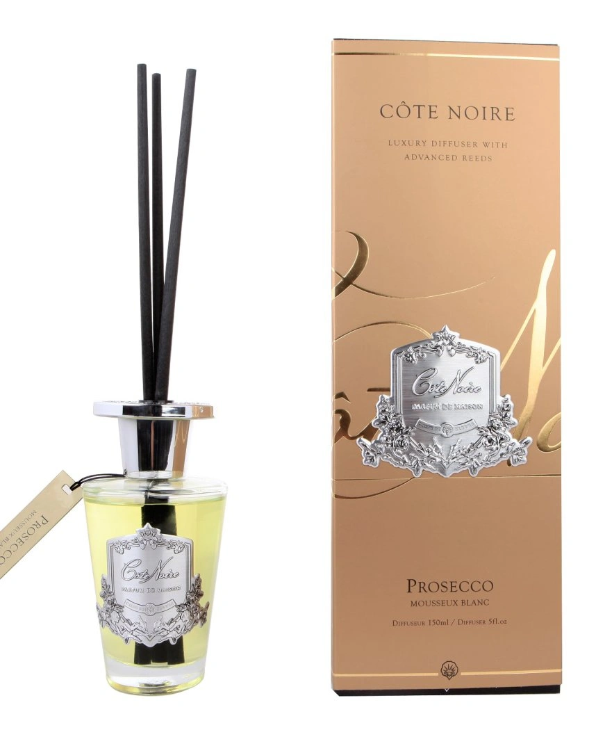 PROSECCO Диффузор, серебряный декор, 150 мл, ВхШхД 30х10,5х10,5 см