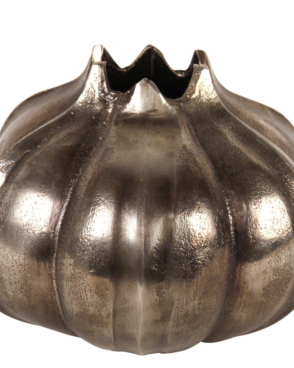 POMEGRANATE VASE .Ваза в форме граната, металл, цвет бронза, H: 18 cm | W: 26 cm | D: 26 cm