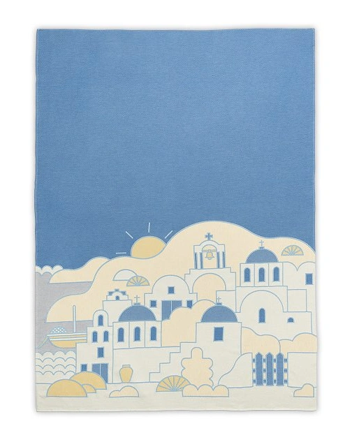 SANTORINПляжное полотенце 140/190 хлопок 100% жаккард
