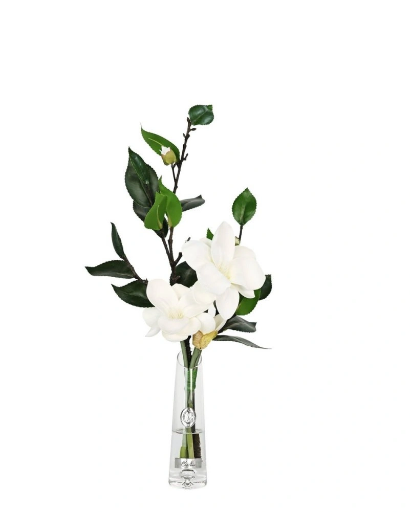 SUMMER MAGNOLIA WHITE SILVERДиффузор магнолии белые, серебряный декор, спрей 15 мл