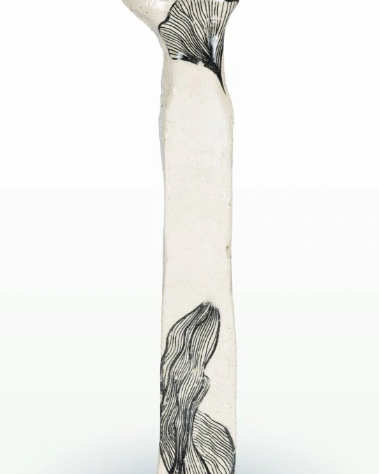 DRAPEEФигура женщины, керамика, японская техника Raku, 35 см