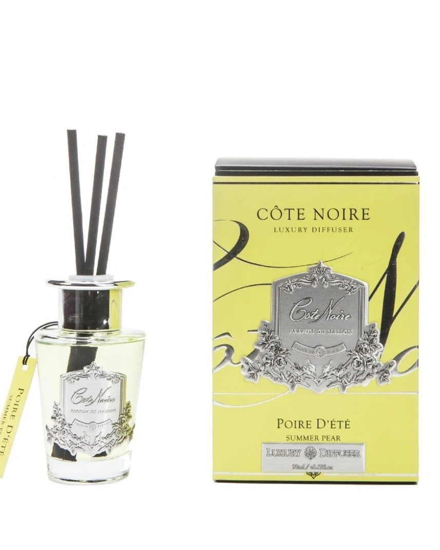 POIRE D'ETE Диффузор, серебряный декор, 90 мл, время работы 70-90 дней