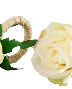 ROSE Кольцо для салфеток , роза, ø5x5x5 полиэстер, металл