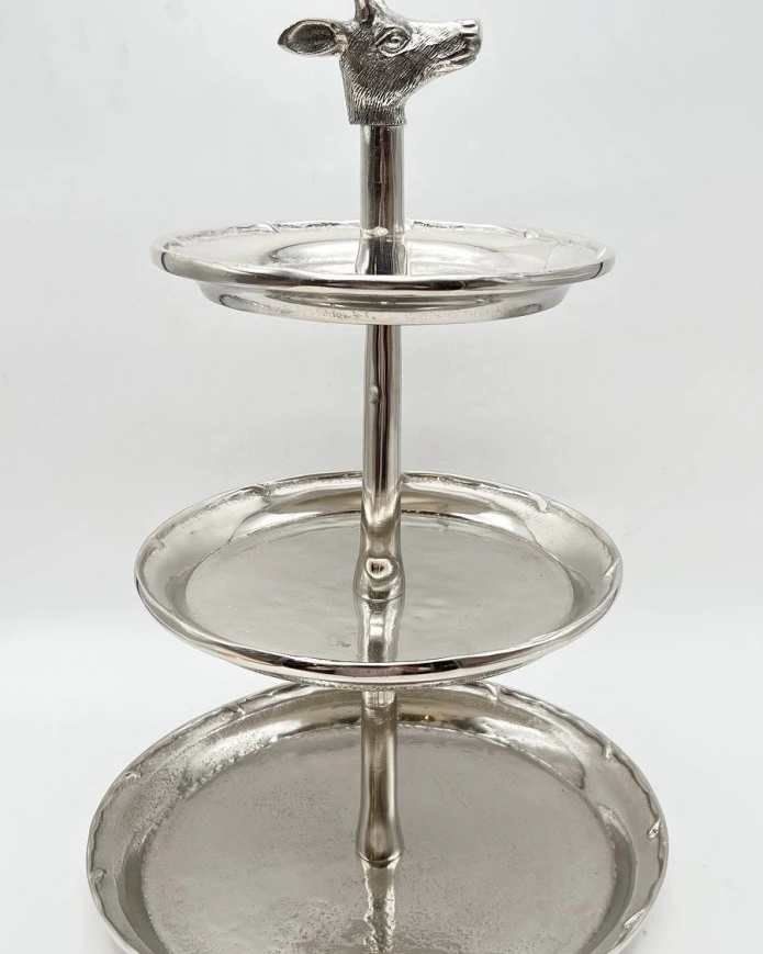 CERFЭтажерка D33x52h, никель