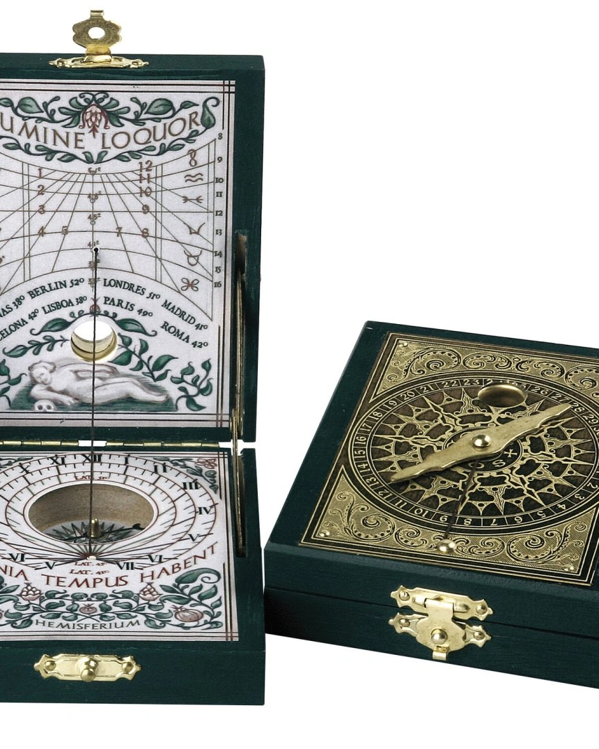 Солнечные часы Hemisferium Brass Kepler8,6х7 Н 2см, бронза