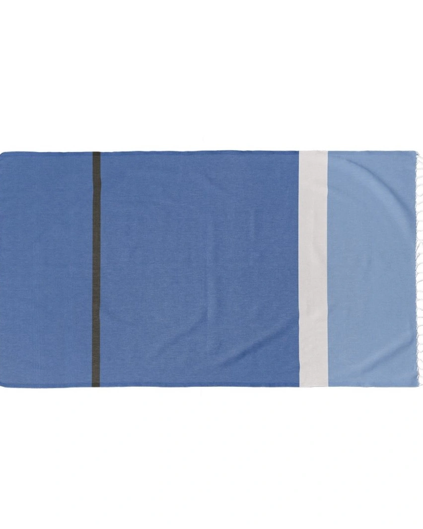 Пляжное полотенце SUMMER BLEU ROYAL100х180, хлопок 100%, с оборотной стороны махра, 320 г/м2
