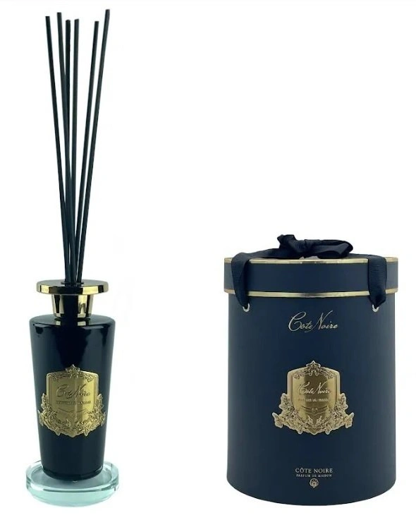 Диффузор COTE NOIRE EAU DE VIE 500 мл золотой декор ВхШхД 21х17х17 см