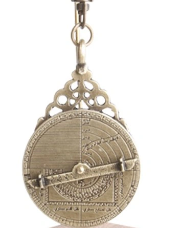 Миниатюрная астролябия Hemisferium Miniature Eastern Astrolabe Н 13 см диам 4,5 см толщина 5 мм, бр