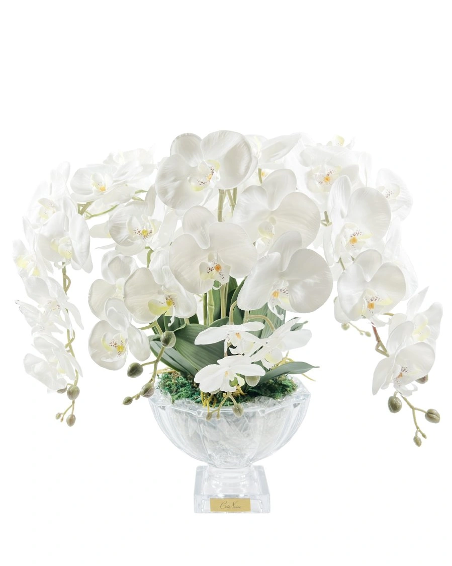 CENTERPIECE TALL WHITE ORCHIDSБукет белые орхидеи , 2 спрея по 10 мл