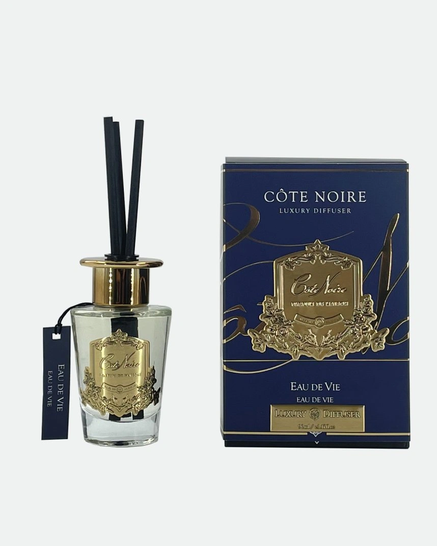 EAU DE VIE Диффузор, золотой декор, 90 мл, время работы 70-90 дней
