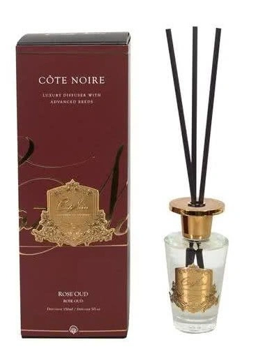 ROSE OUDДиффузор, золотой декор, 150 мл, ВхШхД 30х10,5х10,5 см