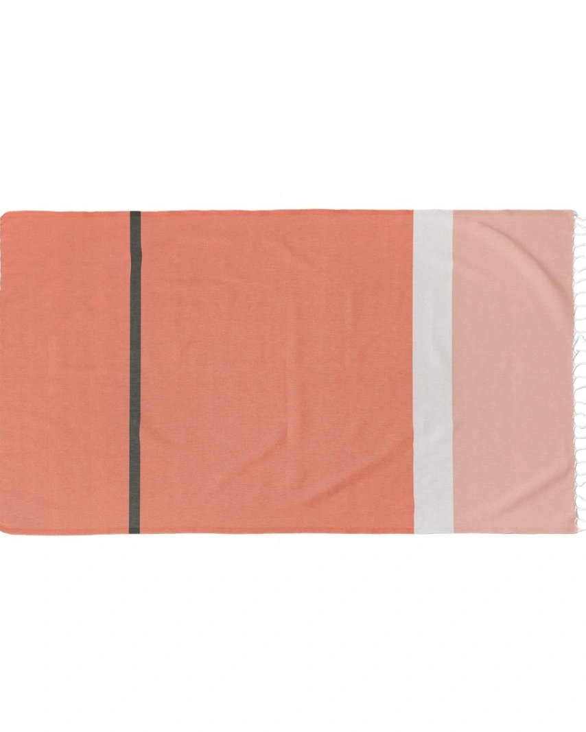 Пляжное полотенце SUMMER CORAIL100х180, хлопок 100%, с оборотной стороны махра, 320 г/м2