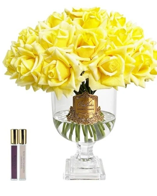 VERSAILLES ROSE BOUQUET Букет роз, желтый, 2 спрея по 10 мл , золотой декор