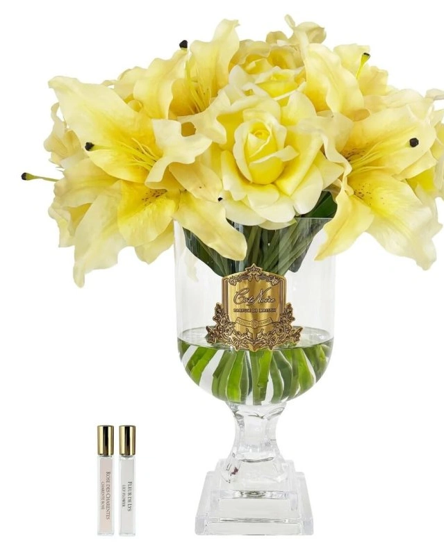VERSAILLES Lillies & Roses Yellow Диффузор-букет лилии и розы, желтый, 2 спрея п