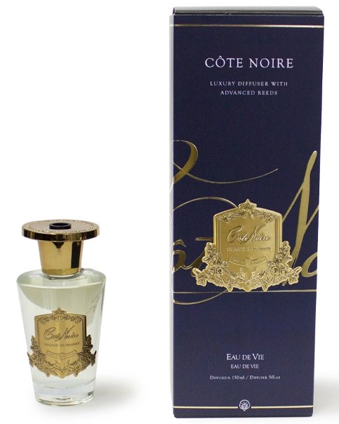 EAU DE VIEДиффузор, золотой декор, 150 мл, ВхШхД 30х10,5х10,5 см