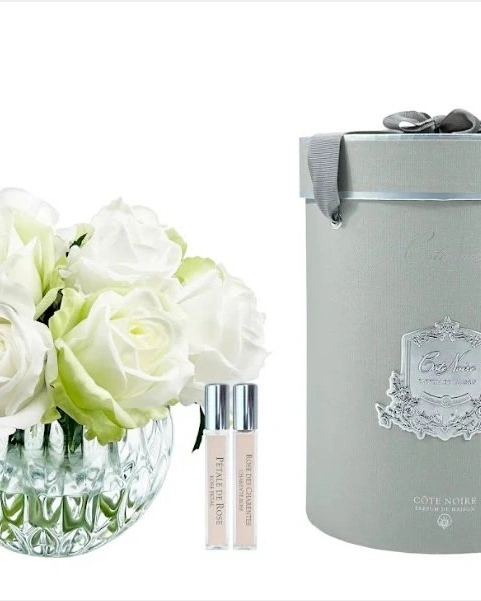 ROSE BUD BOUQUET Букет из бутонов роз, зеленый и белый, 2 спрея по 10 мл