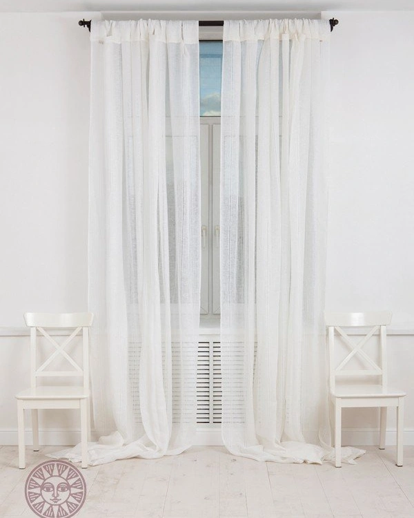 Шторы на петлях "CURTAIN LINE",  р-р: 250х310, белый