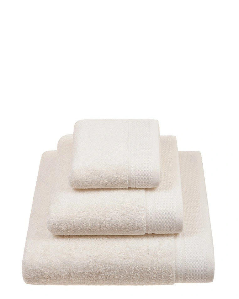 Комплект "RITZ" из 3 полотенец, р-р: (30x50,50х100,70х140)см, цвет: экрю