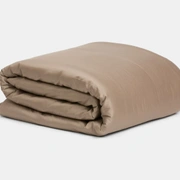 Постельное белье Caramel Beige Allure Grass Евро простыня на резинке